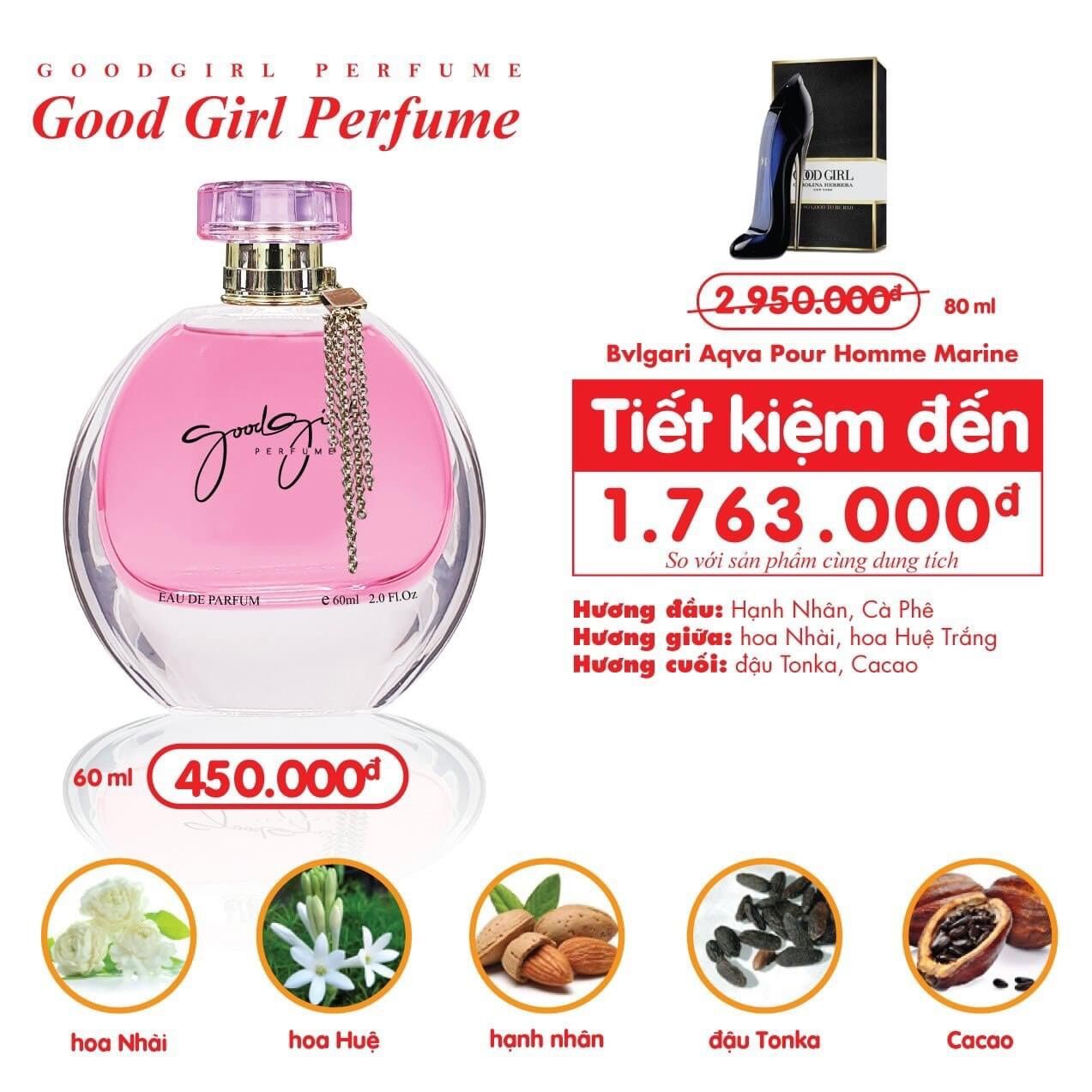 Nước hoa nữ Good Girl 60ml