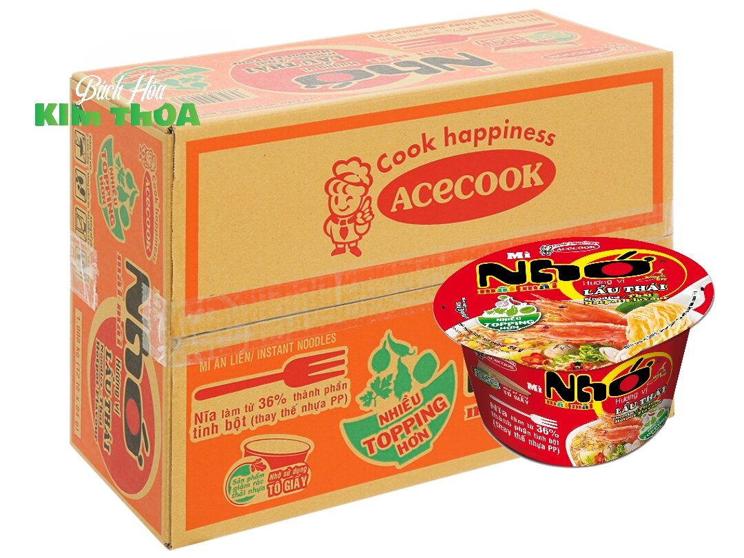 Thùng 12 tô mì lẩu thái nhớ mãi mãi 84g