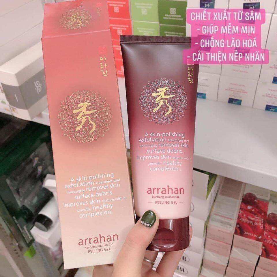 Tẩy da chết nhân sâm Arrahan Hàn Quốc 180ml