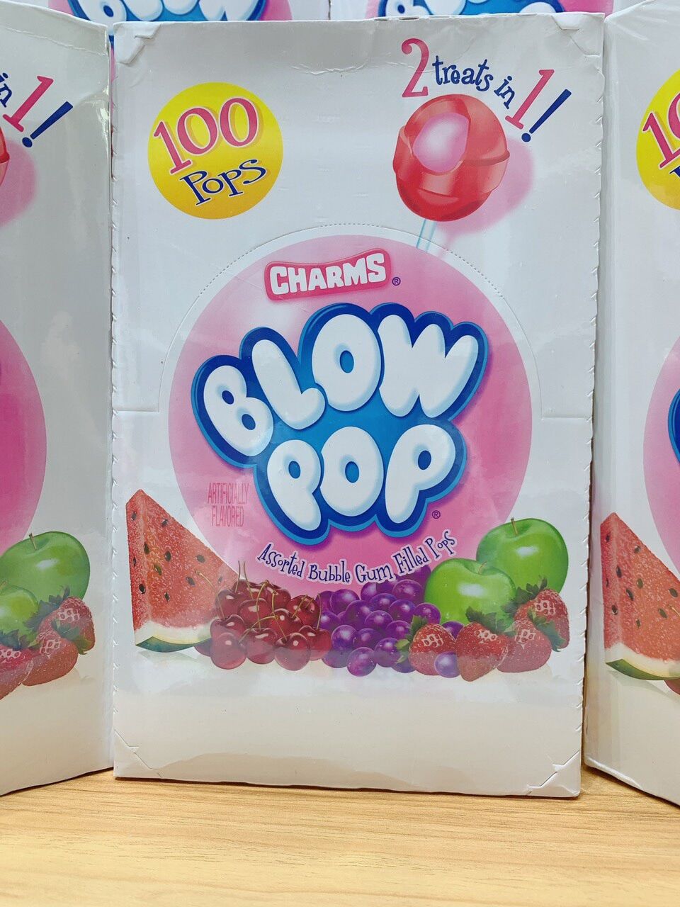 Kẹo mút Charms Blow POP của Mỹ (10 cây)