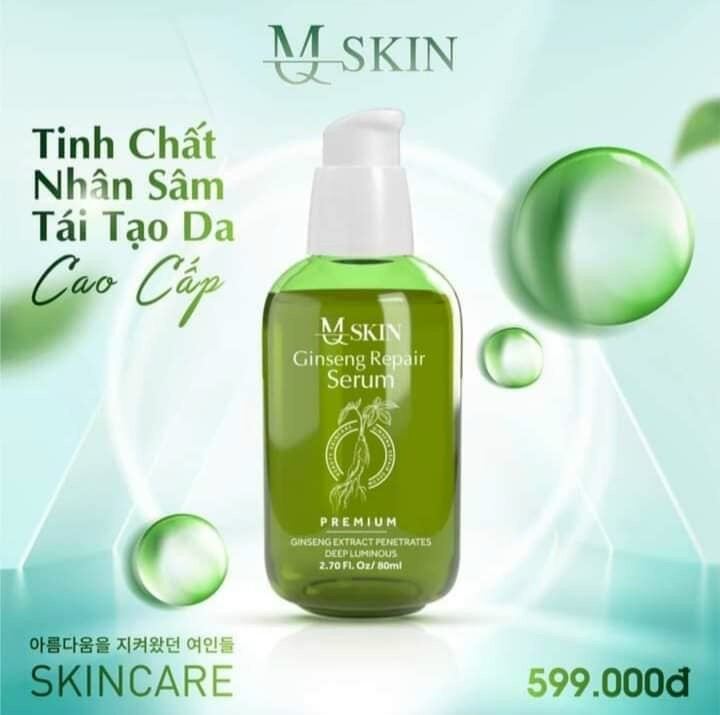 [Hcm]Serum Thay Da Nhân Sâm Mq Skin Không Sưng (Chính Hãng) Mqskin Vip Tái Tạo Da Nhân Sâm Giảm Thâm Nám Tàn Nhang Và Mụn