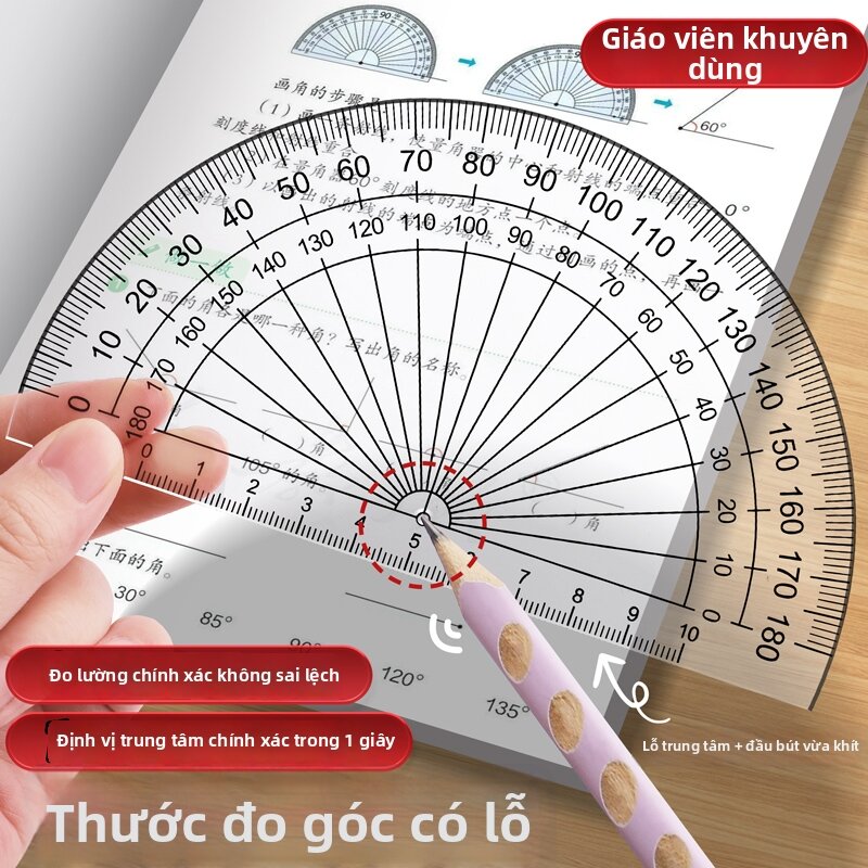 XINZUO | Thước Đo Trong Suốt để Học Đo Lường