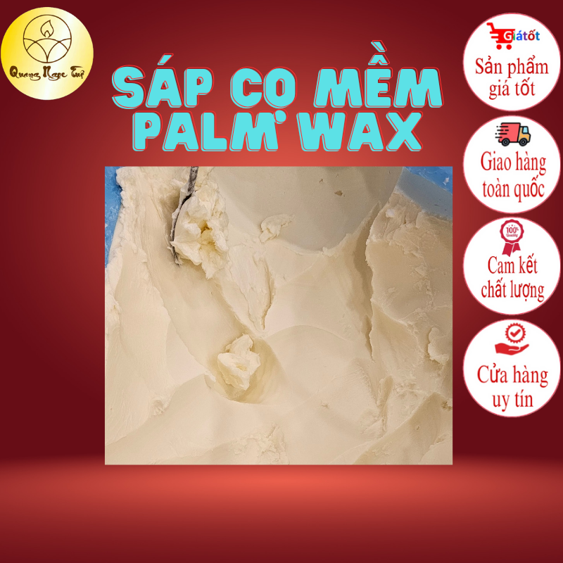 Sáp cọ mềm palm wax. trắng mịn, 100% thiên nhiên. 0.5kg 1kg.