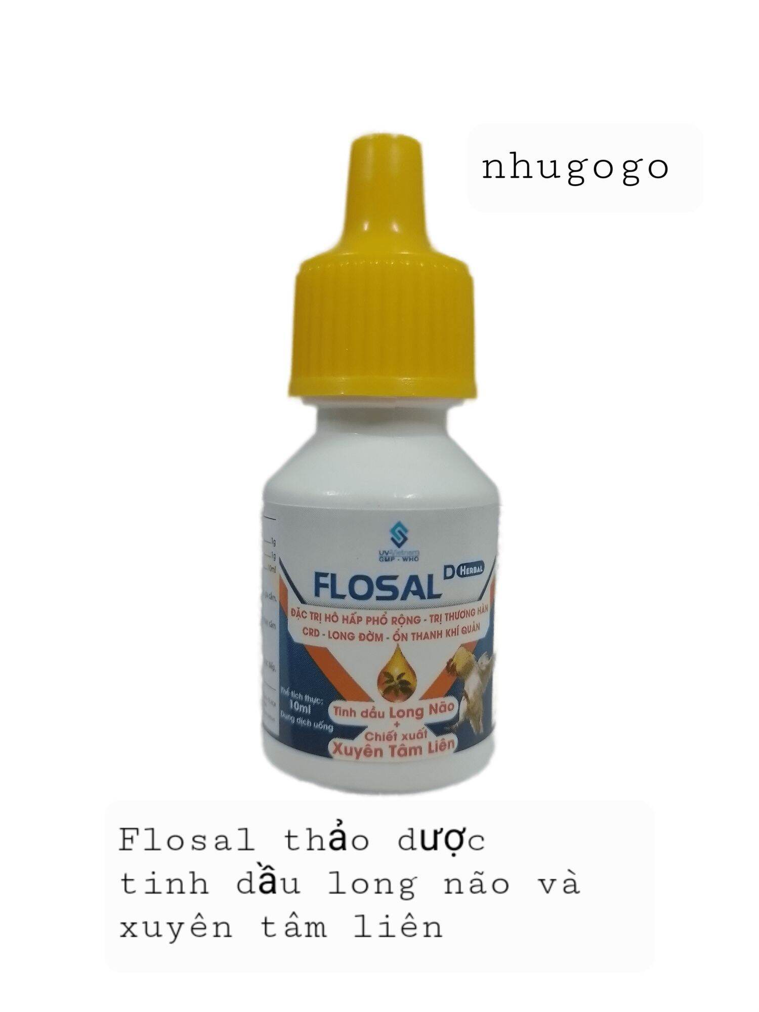 Flosal thảo dược 10ml tác dụng phổ rộng, thanh khí quản