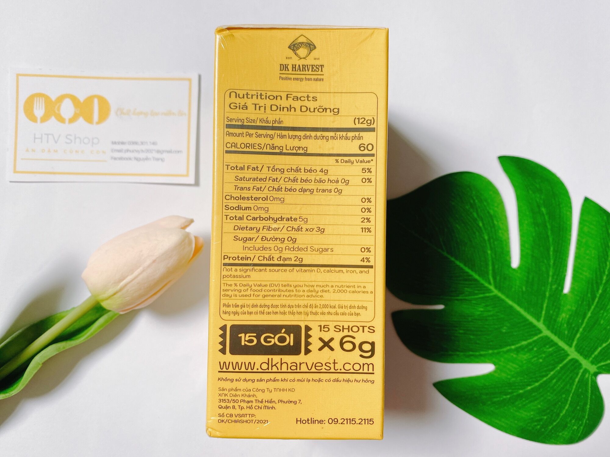 [gói lẻ 6g] Hạt chia hữu cơ USDA Organic shot 6g