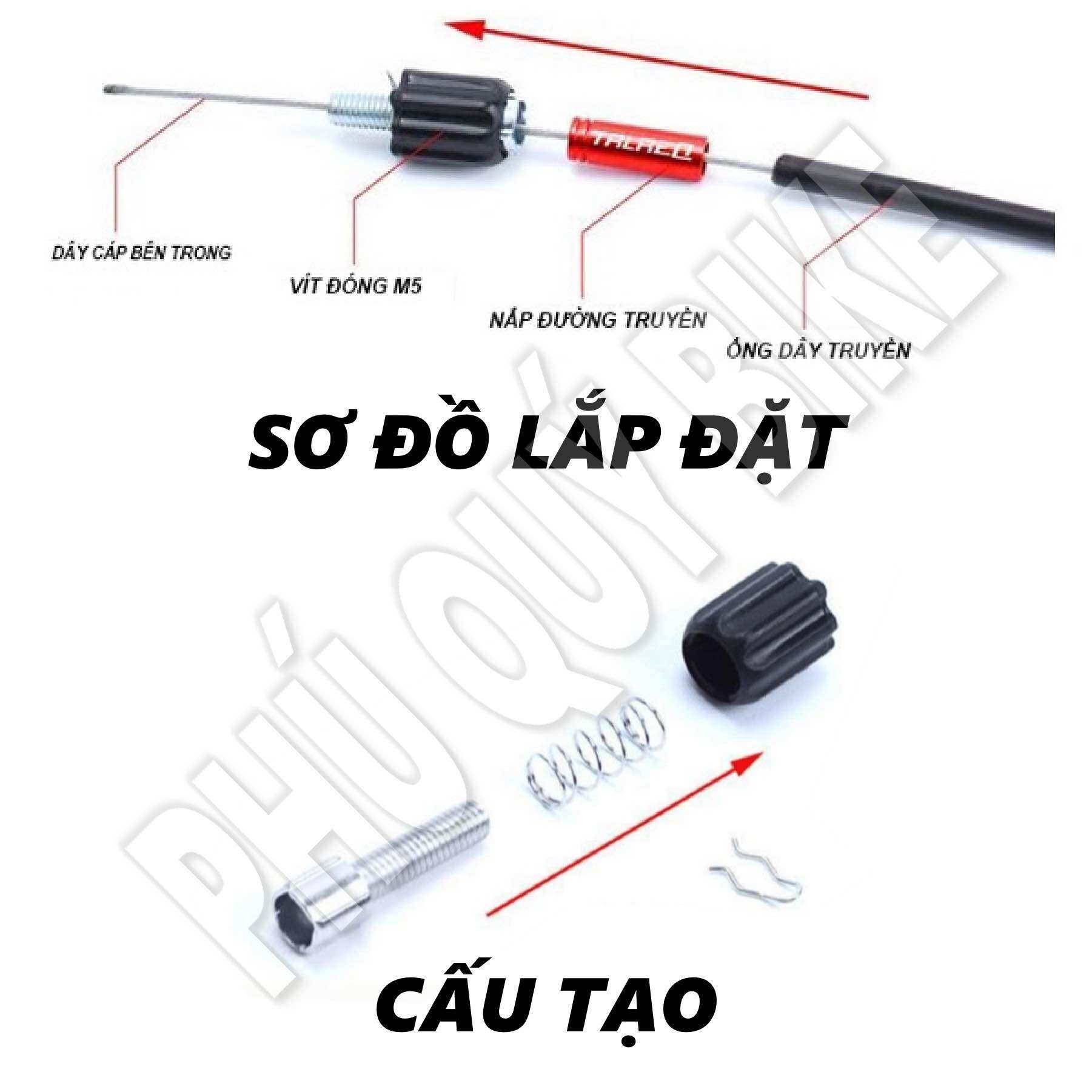ỐC TĂNG ĐƯA DÂY THẮNG, DÂY ĐỀ XE ĐẠP