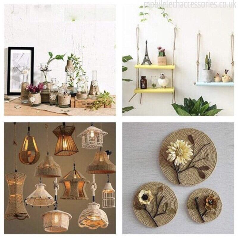 Cuộn 10m dây thừng đay, dây trang trí, handmade size 2li