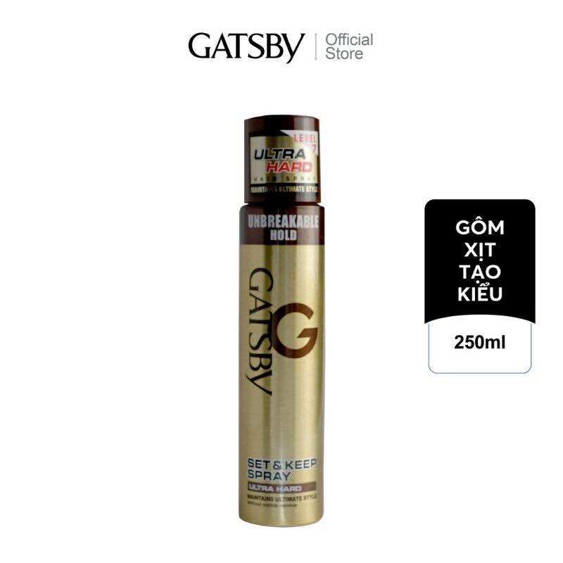 Gôm xịt tạo kiểu tóc gatsby 250ml