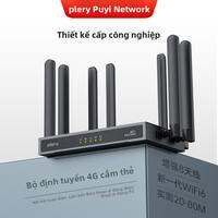 Plery | Bộ Phát Wifi 6 Từ Sim 4G PLERY R601 - Tốc Độ 300Mbps Có Cổng LAN Chuẩn Công Nghiệp CAT4