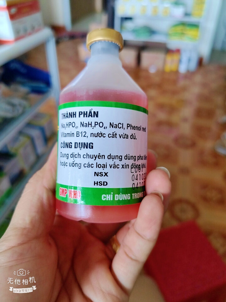 Dung Dịch Vô Trùng Pha Vắc Xin 100ml