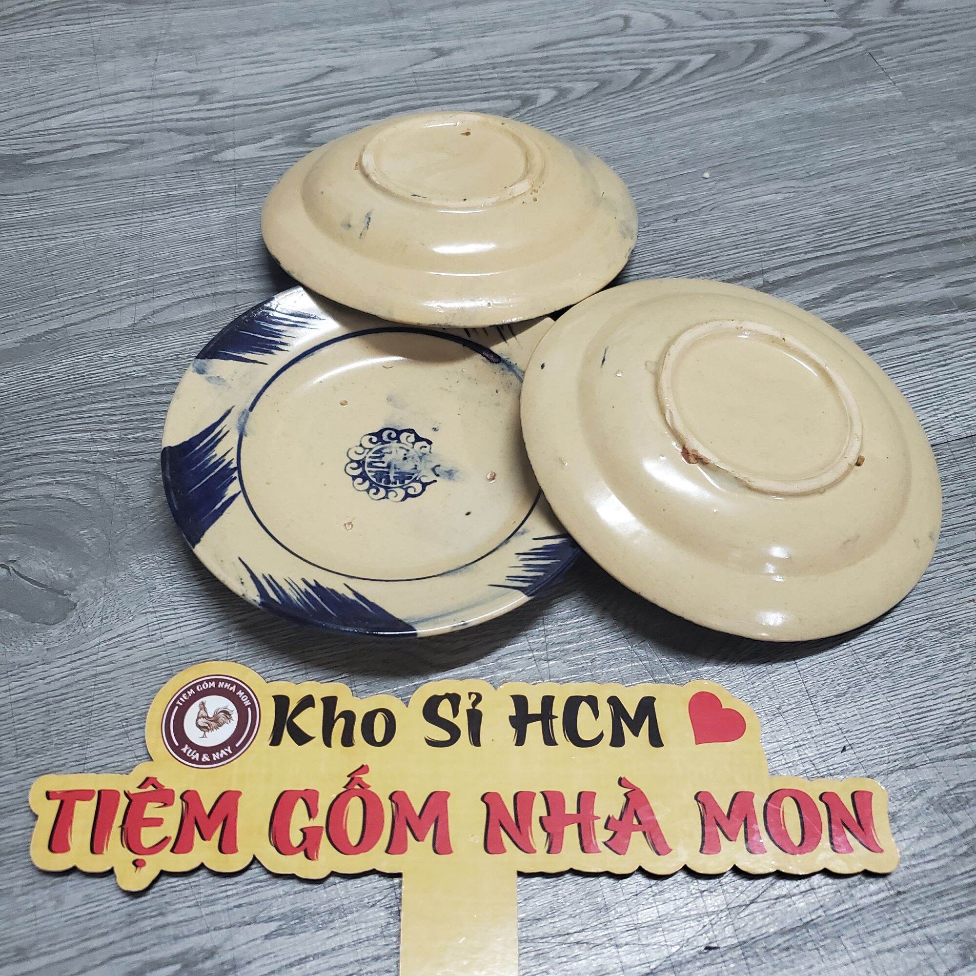 COMBO 3c~5c 🍜DĨA NHỎ 🍝8inch Mẫu Phết GỐM XƯA