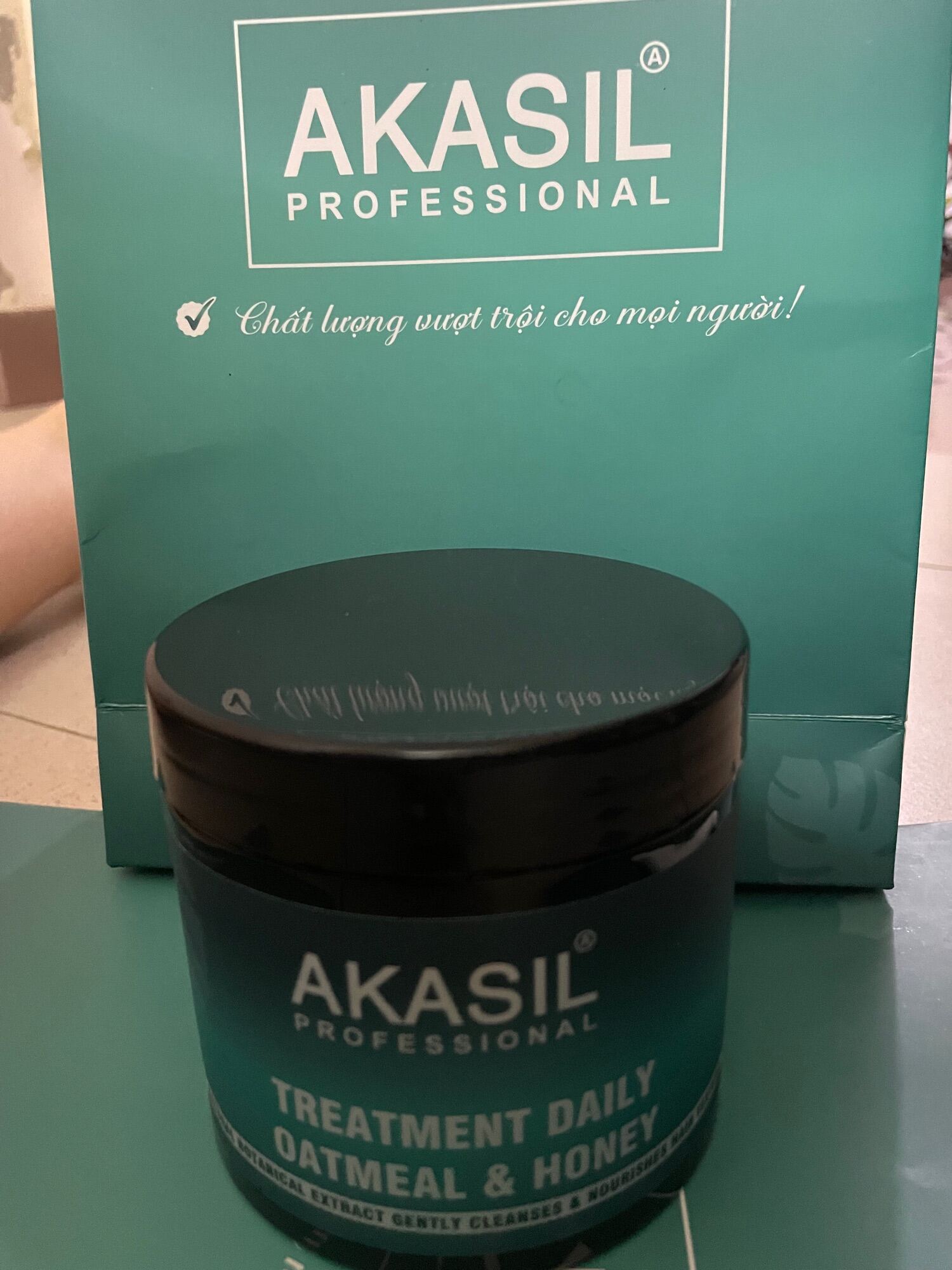 Kem hấp ủ tái sinh tóc siêu mềm mượt AKASIL 500ML