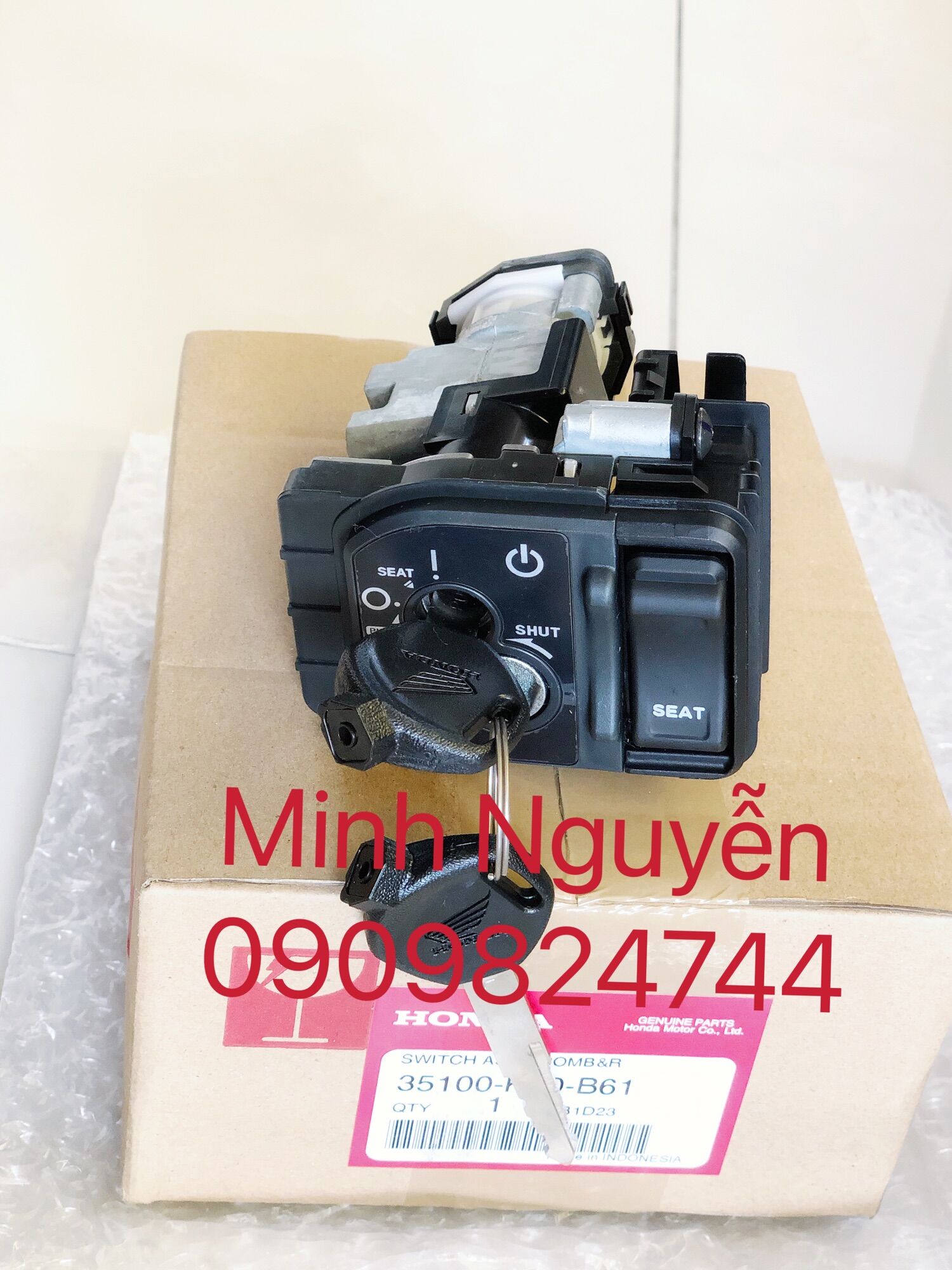 Bộ ổ khoá xe Vario click chính hãng