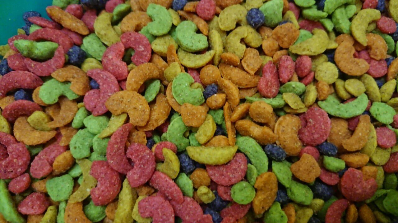 Hạt trái cây cho vẹt xám châu phi gói lẻ 100g