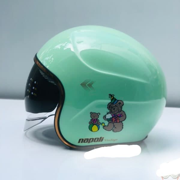 Nón bảo hiểm trẻ em kính 3/4 kính âm an toàn chăc chắn
