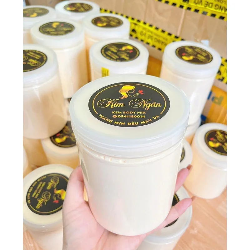 KEM BODY MIX TRẮNG DA (1KG)  KIM NGÂN