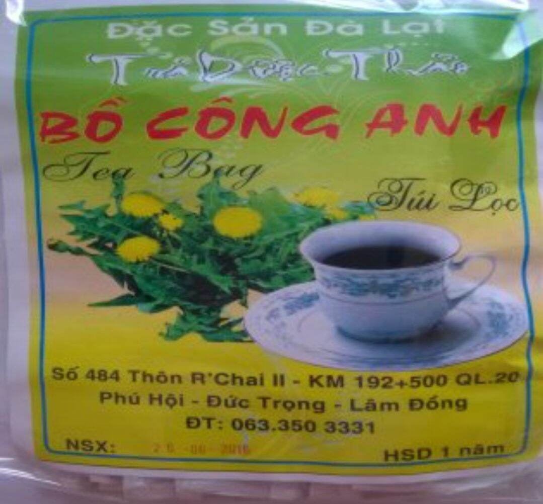 (Freeship 15k- 50 k)Trà bồ công anh, trà túi lọc bồ công anh (combo 10 gói, 1 gói 72 túi lọc)