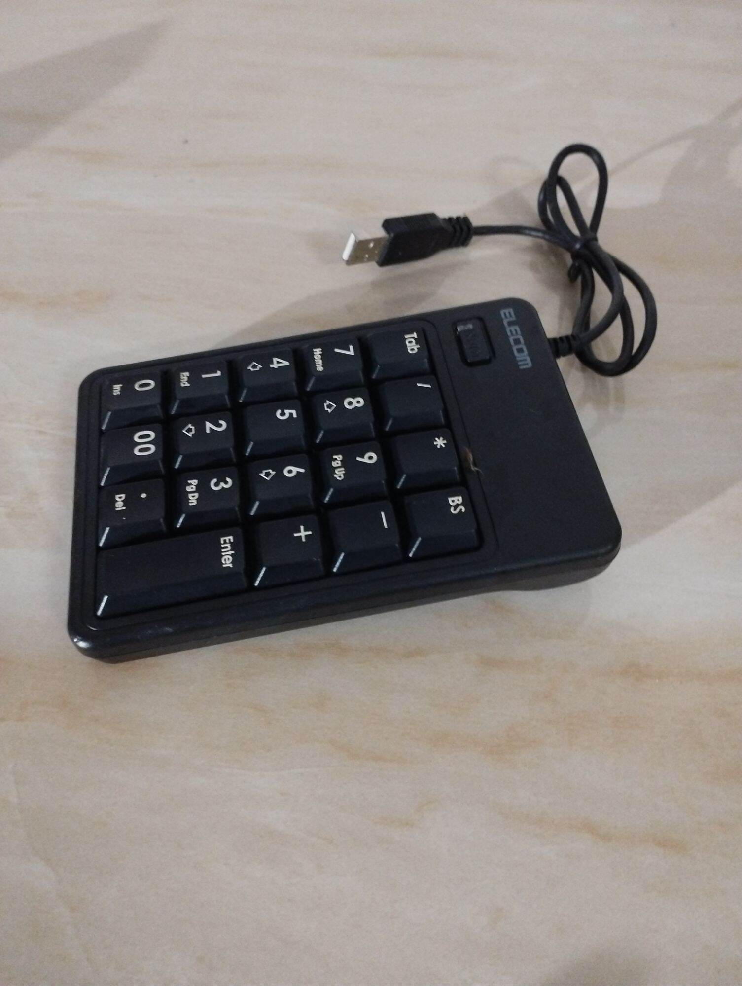 Bàn phím số ELECOM TK-TCM009BK, hàng si Nhật