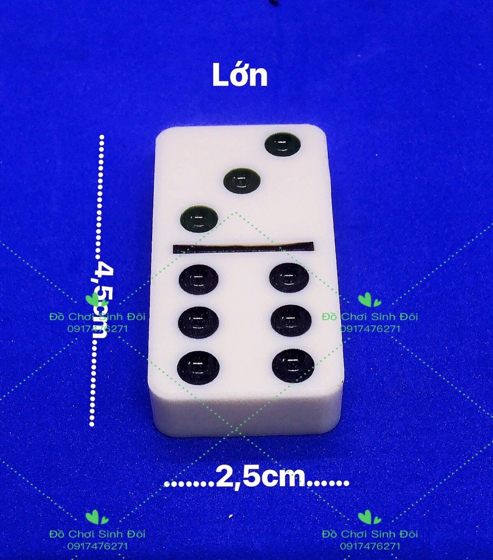 Cờ domino trắng - lớn