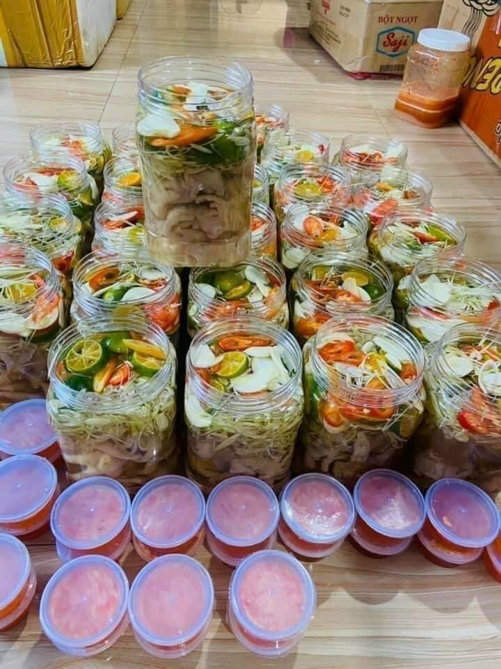 Chân gà ngâm xả tắc