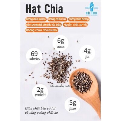 1kg chia tím úc Organic