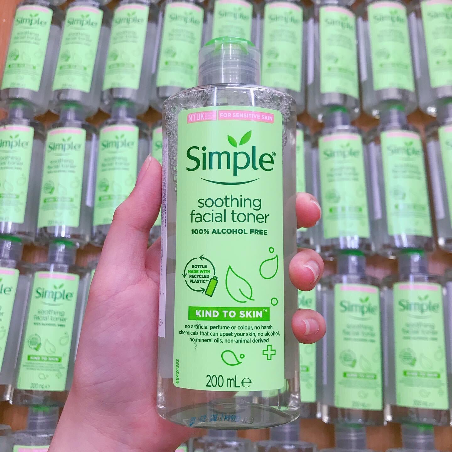 Toner Simple Soothing Facial 100% Alcohol Free
