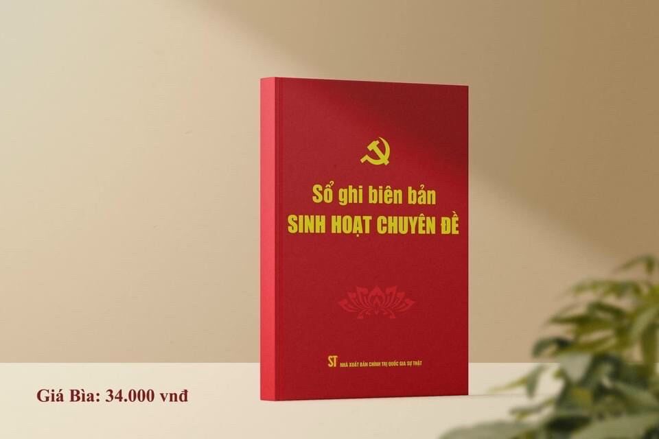Sổ ghi biên bản Sinh Hoạt Chuyên Đề