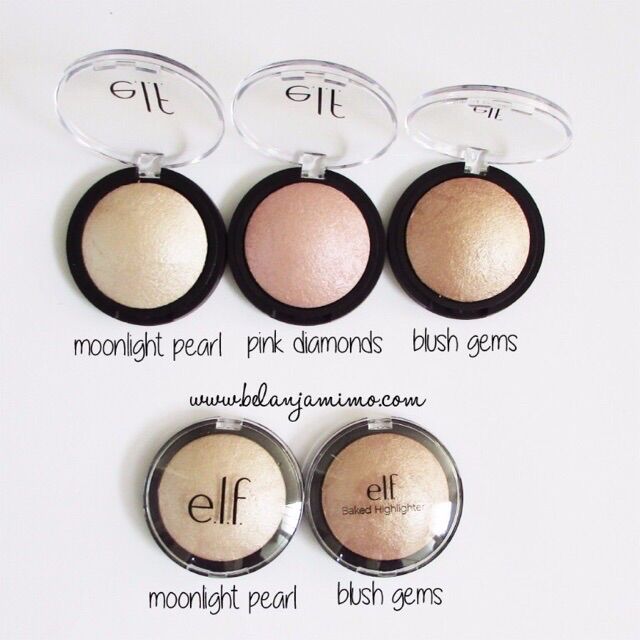 [HCM]Phấn bắt sáng Highlight Blush Topper Elf e.l.f Baked Highlighter màu Blush Gems