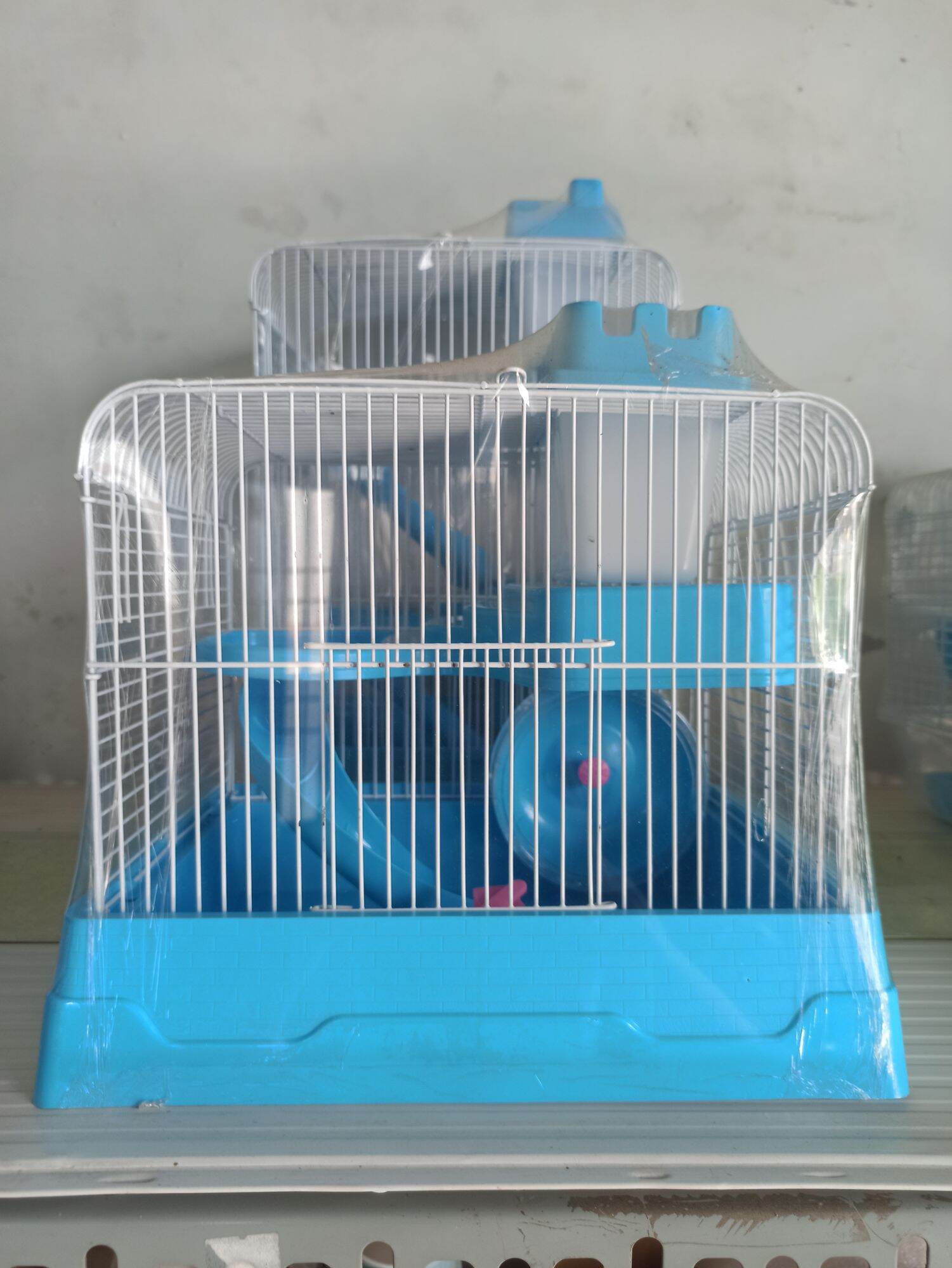 Lồng Hamster cung đình hai tầng size lớn { Full Phụ Kiện}