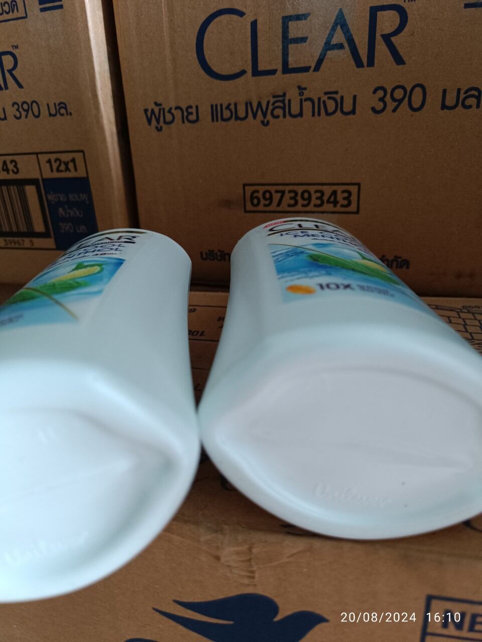 ( sét 2 chai) Dầu gội clear thái lan bạc hà chai 400ml hàng nội địa