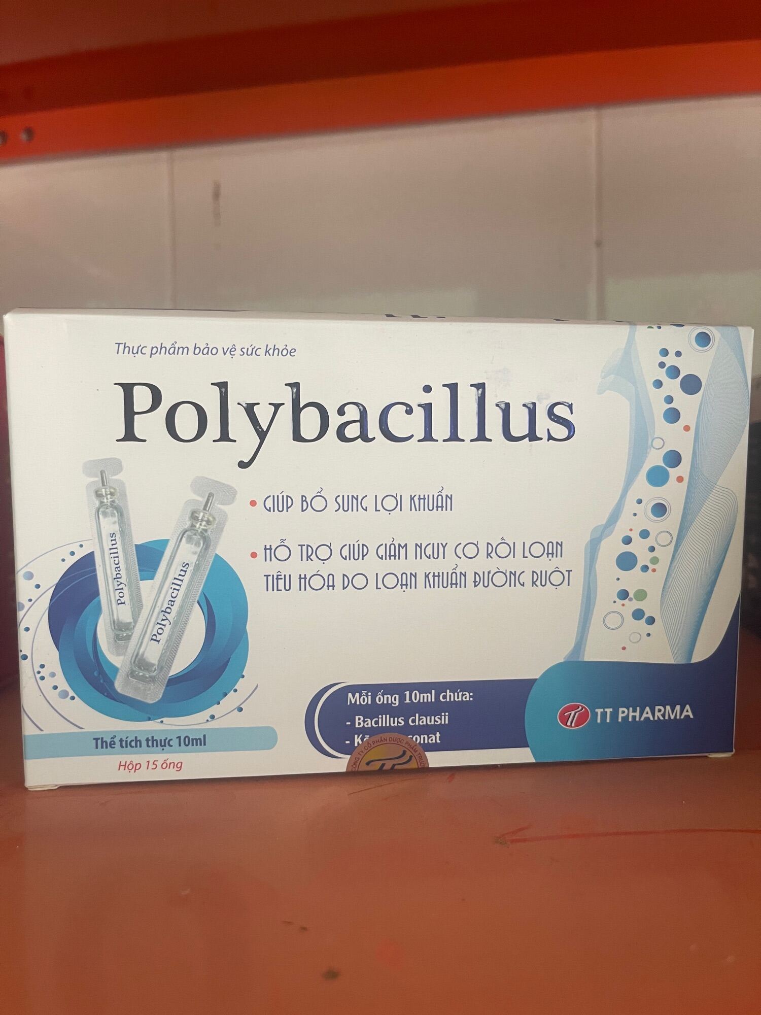 men tiêu hoá Polybacillus men vi sinh dạng ống siro chấm dứt tiêu chảy