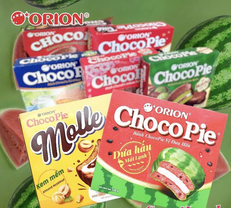 Combo 12 cái bánh chocopie orion