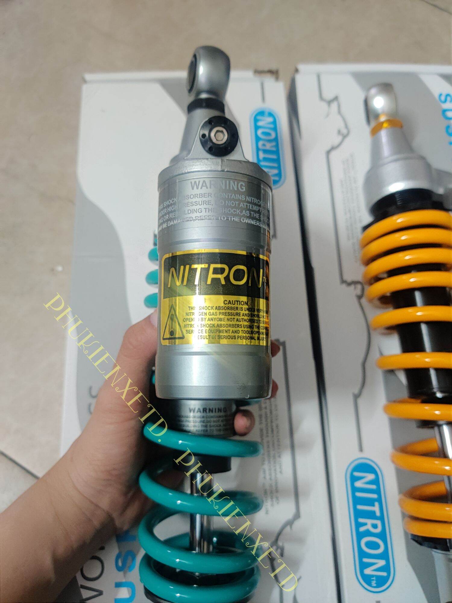 [HCM]Phuộc YSS NITRON bình dầu lắp VARIO MIO SHMODE VISION LEAD