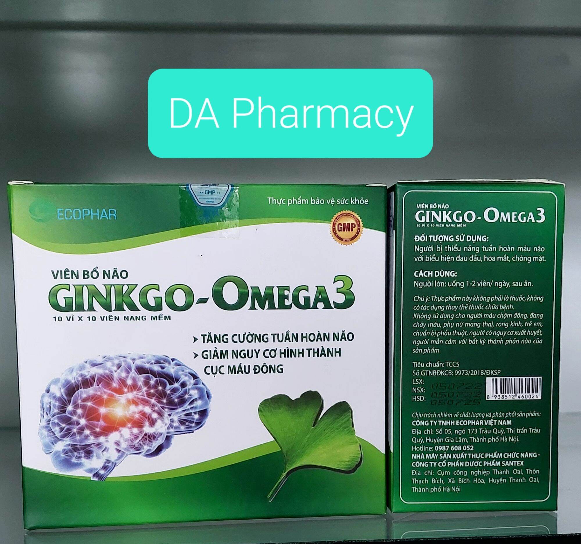 Viên bổ não Ginkgo Omega3