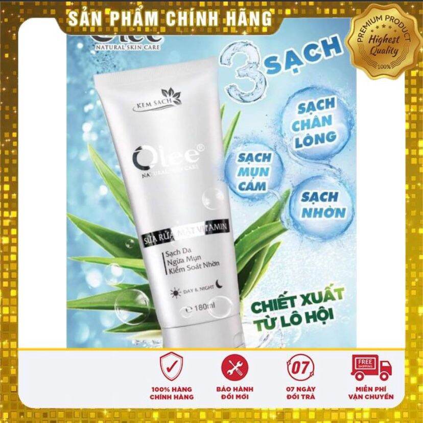 Kem Sạch Sữa Rửa Mặt Olee