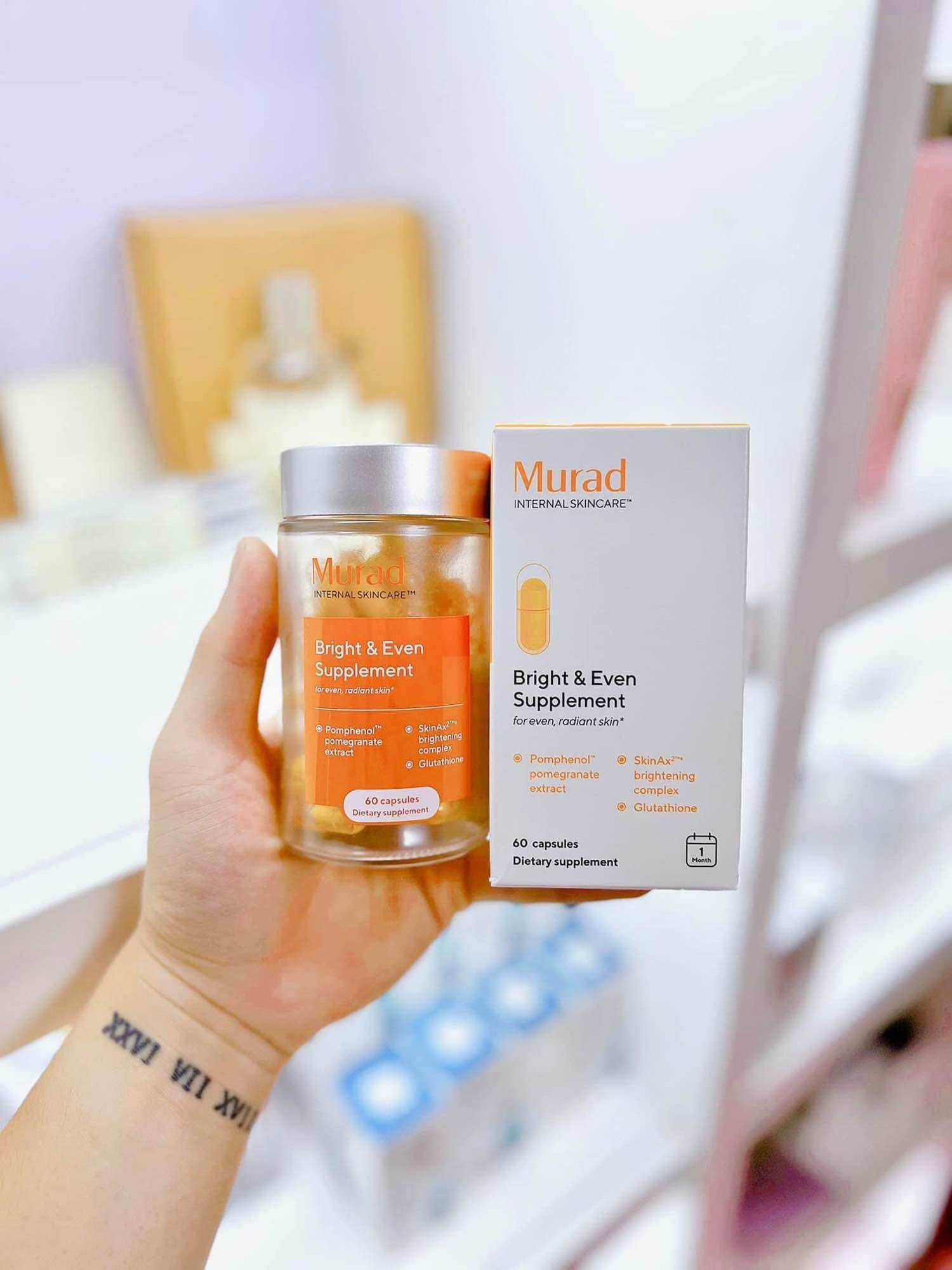Viên chống nắng Murad mẫu mới date 2025
