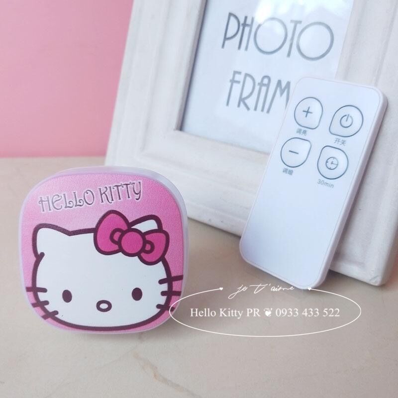 Đèn ngủ có điều khiển từ xa remote Hello Kitty - Doremon Doraemon