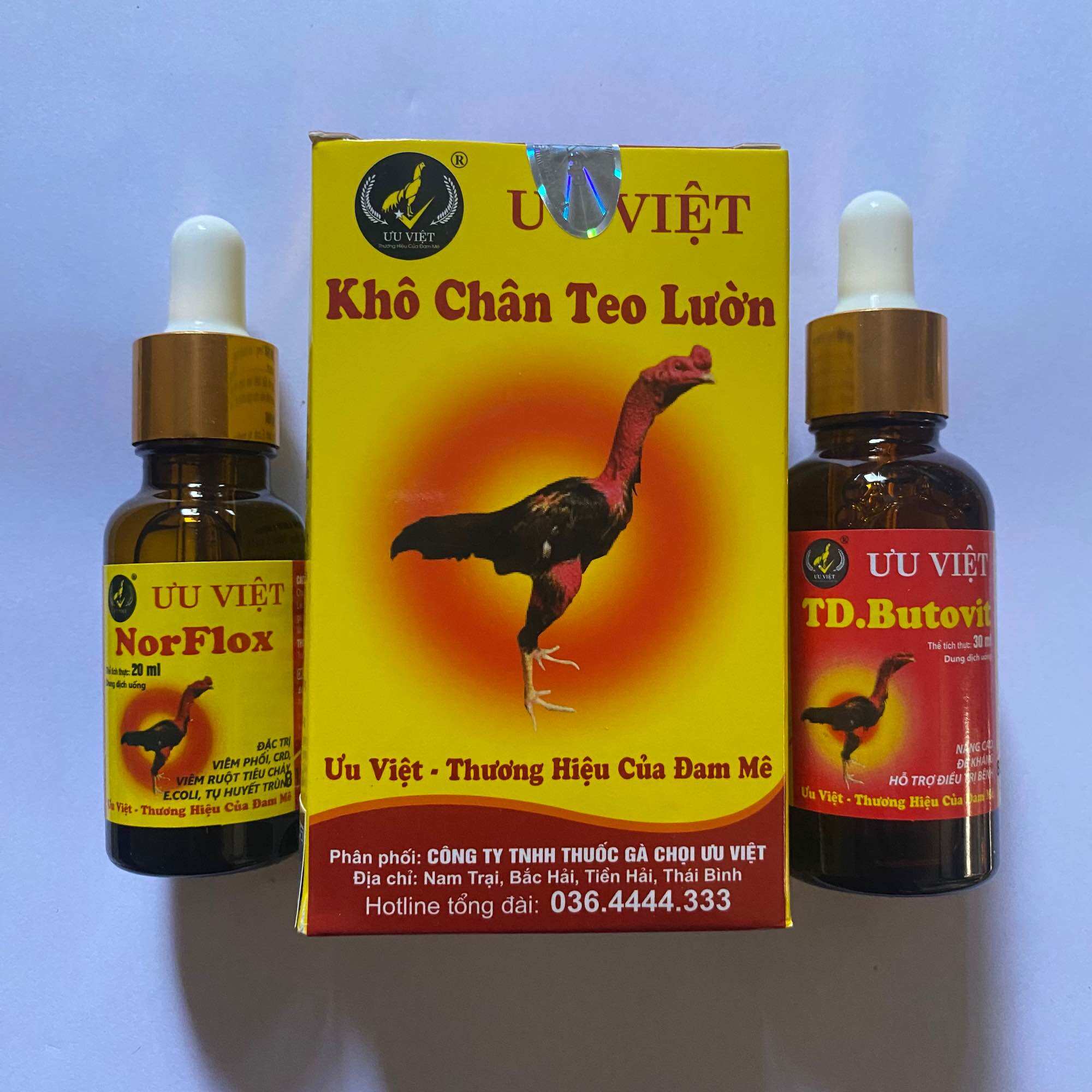 Khô chân teo lườn - Ưu Việt cho gà đá, gà chọi