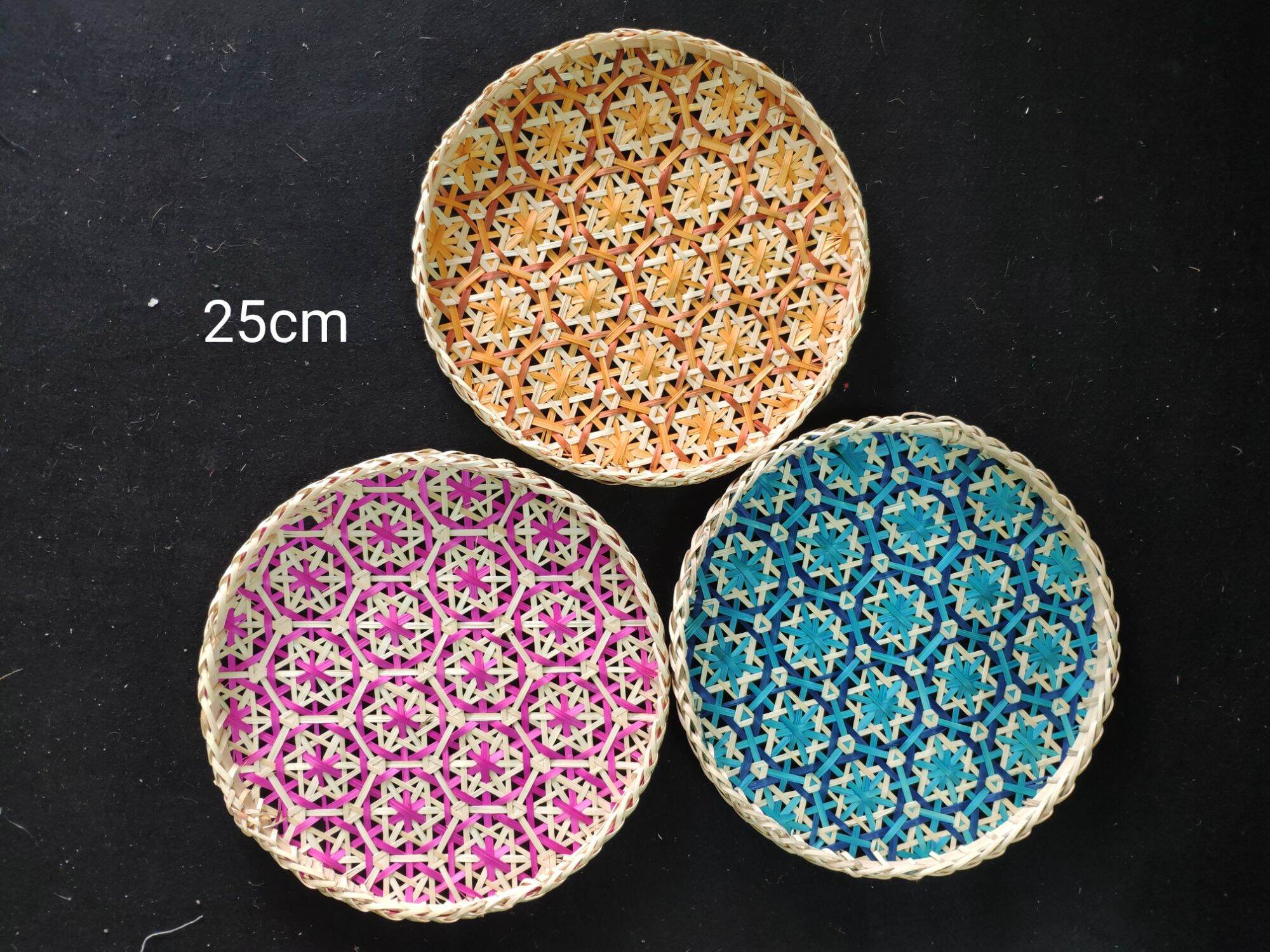 Mẹt tre decor, treo tường size 25cm