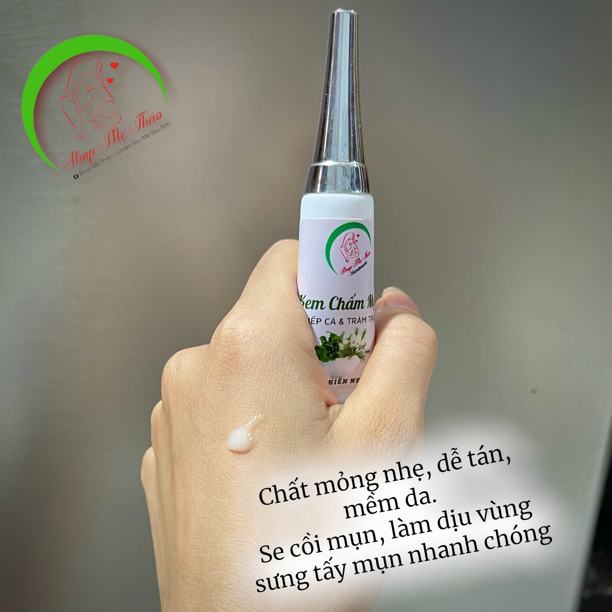 KEM CHẤM MỤN THẢO DƯỢC TRÀM TRÀ - DIẾP CÁ
