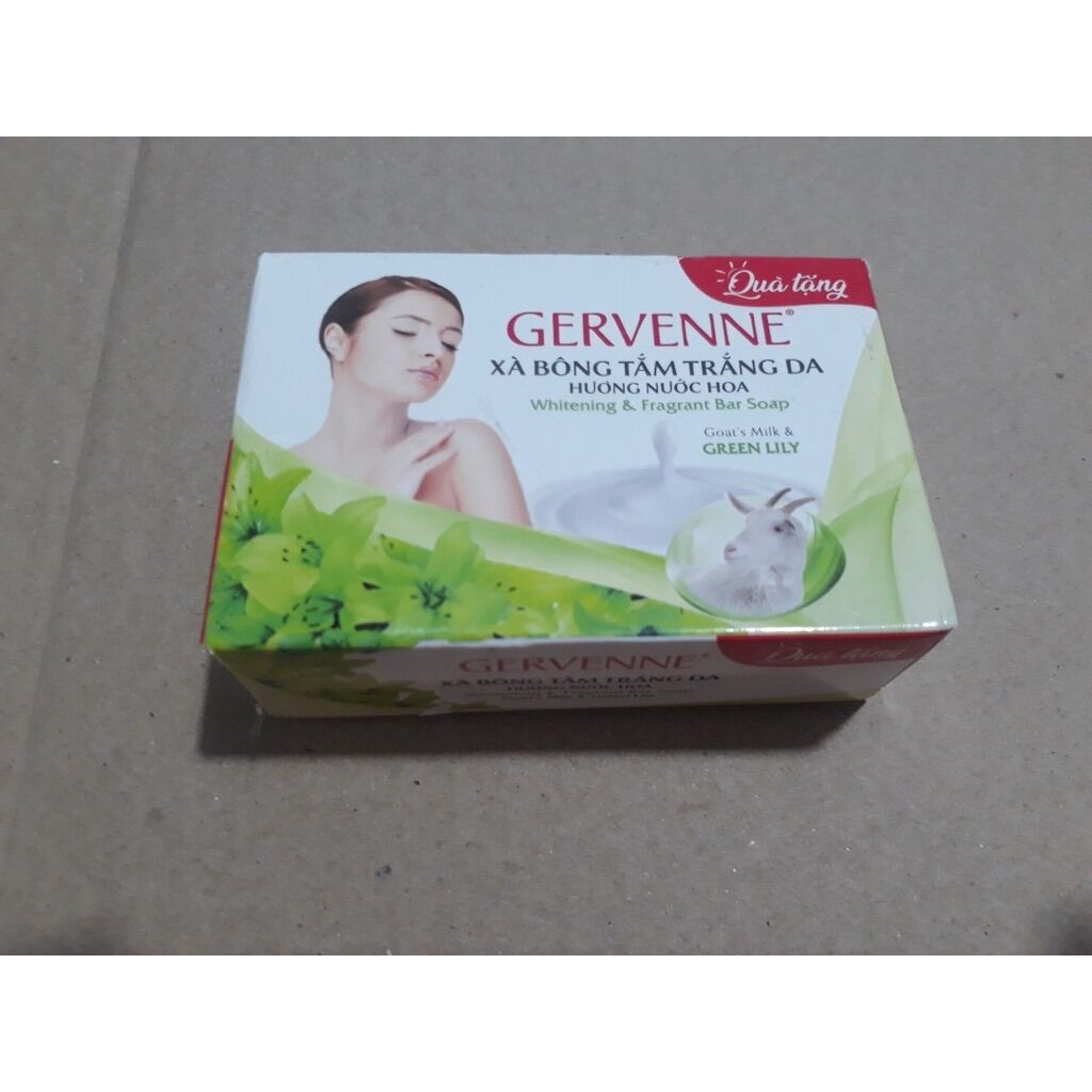 [HCM]Gervenne - Xà bông tắm trắng da gervenne 90g