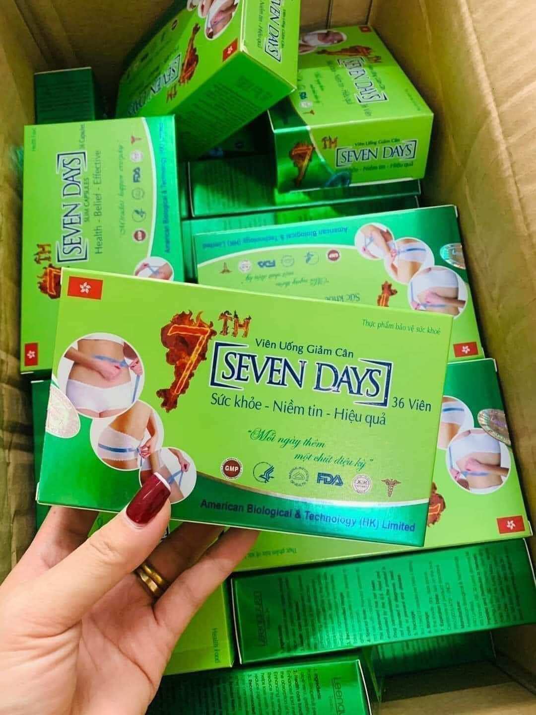 Viên uống giảm Cân Sevenday 36 viên