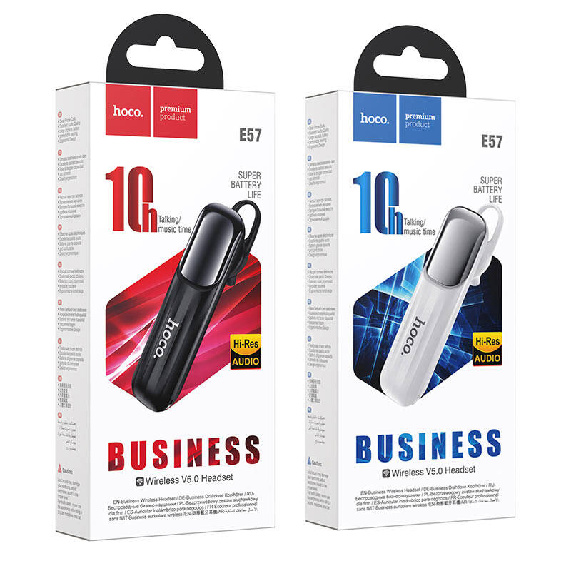 Tai nghe bluetooth 1 bên hoco e57 pin trâu 10 tiếng