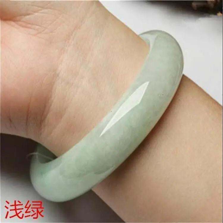Vòng Ngọc Chính Hãng Thiên Nhiên Vòng Tay Ngọc Màu Phỉ Thúy Vòng Tay Kiểu Nữ Vòng Tay Ngọc Màu Xanh Lục Nhạt Cho Nữ