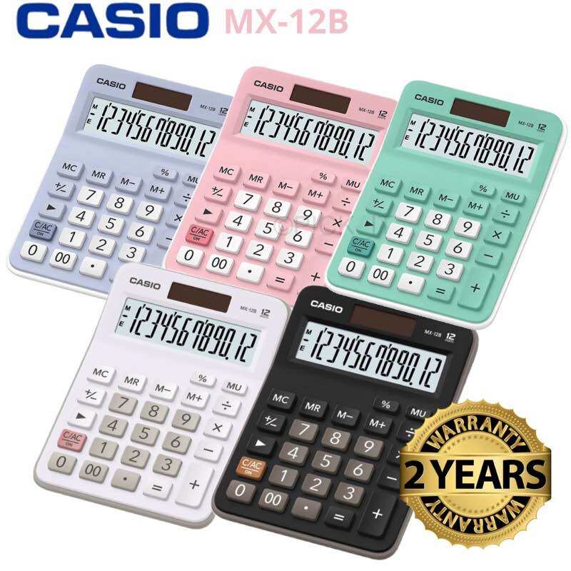 Máy tính Casio MX-12B Dành cho cửa hàng, Shop bán hàng, Quầy thuốc