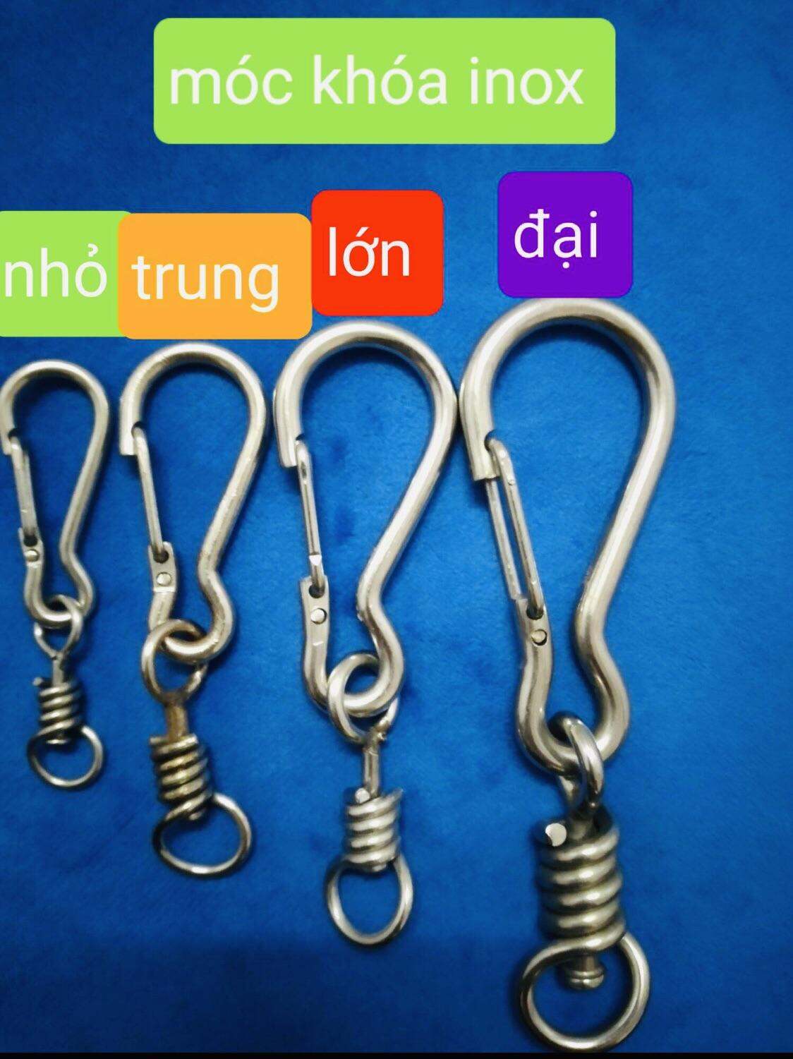 móc khóa đa năng inox xoay chống xoắn