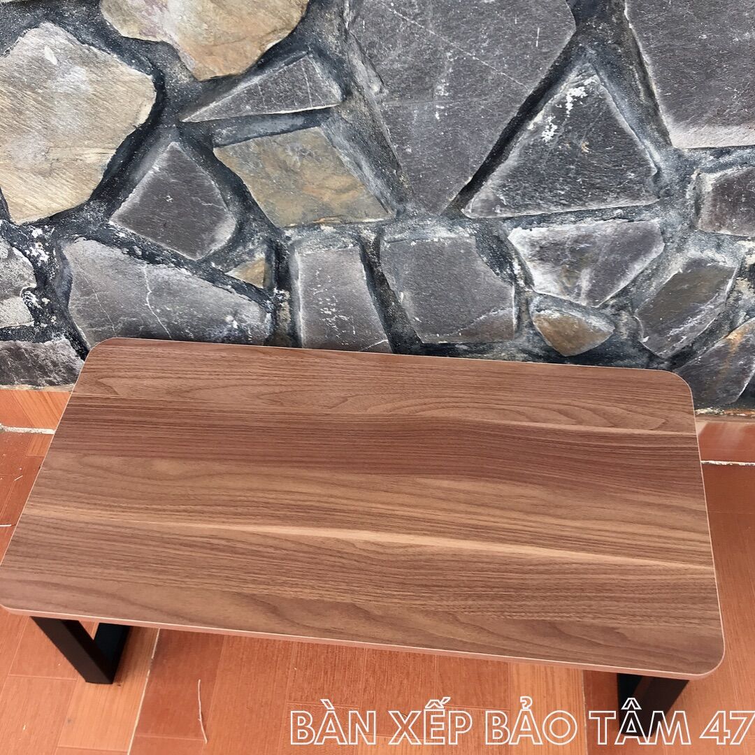 Bàn Vân Gỗ Chân Sắt Gấp (R:40cm,D:80cm,C:32cm)
