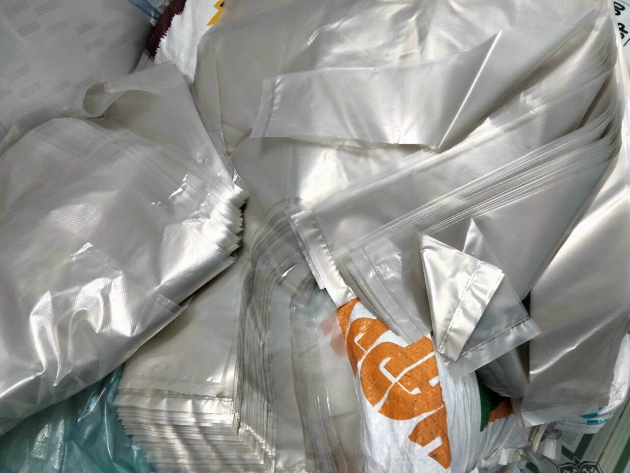 1kg Túi Xốp Bóng Mỡ Túi xốp trắng đục