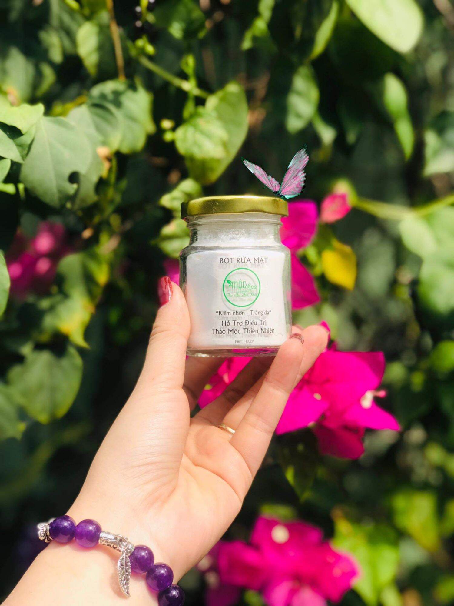 bột rửa mặt mộc spa