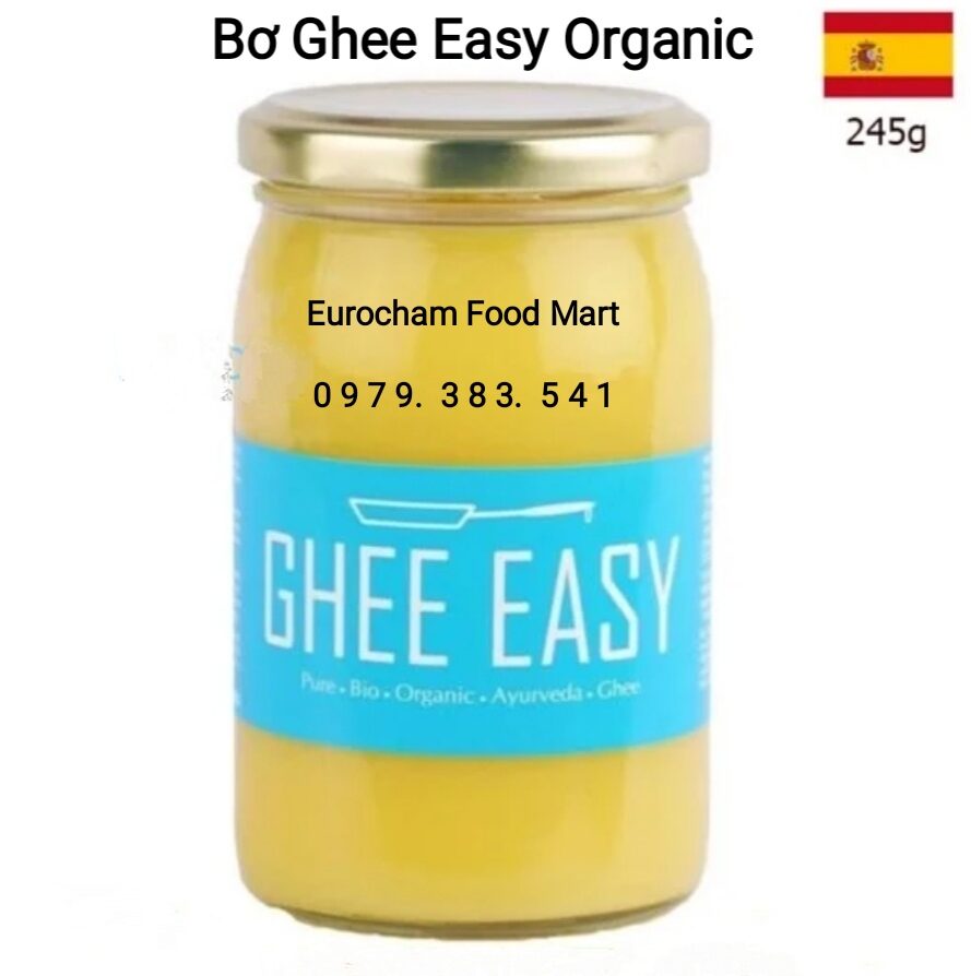 Bơ Ghee Easy Organic 245 Gram
